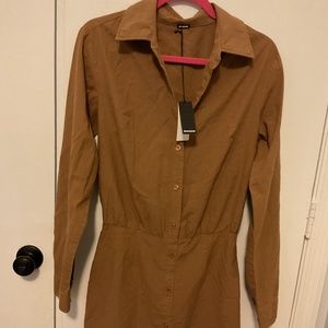 New Monrow shirt dress size M